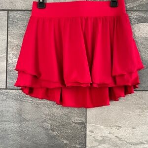 Layered Pleated Tennis Skort